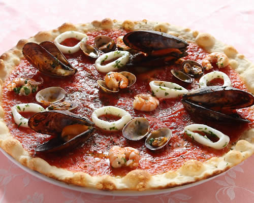 Pizza ai frutti di mare