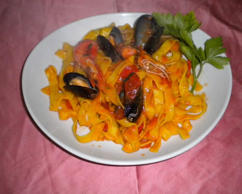 Tagliatelle allo scoglio